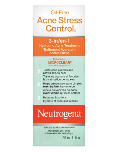 NEUTROGENA Oil-Free ACNE STRESS CONTROL 3-in-1 Hydrating Acne Treatment